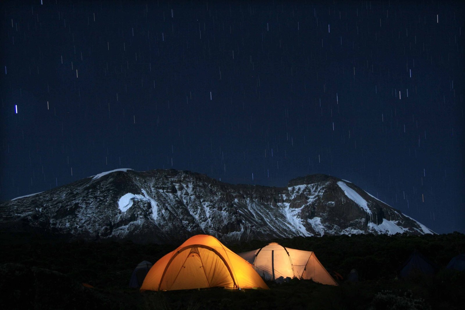 acampada en Kilimanjaro